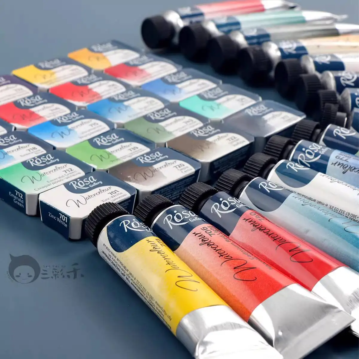 Ukraine Rosa Watercolor Paints Custom Colors Full Block    10ml Tube Solid Watercolor