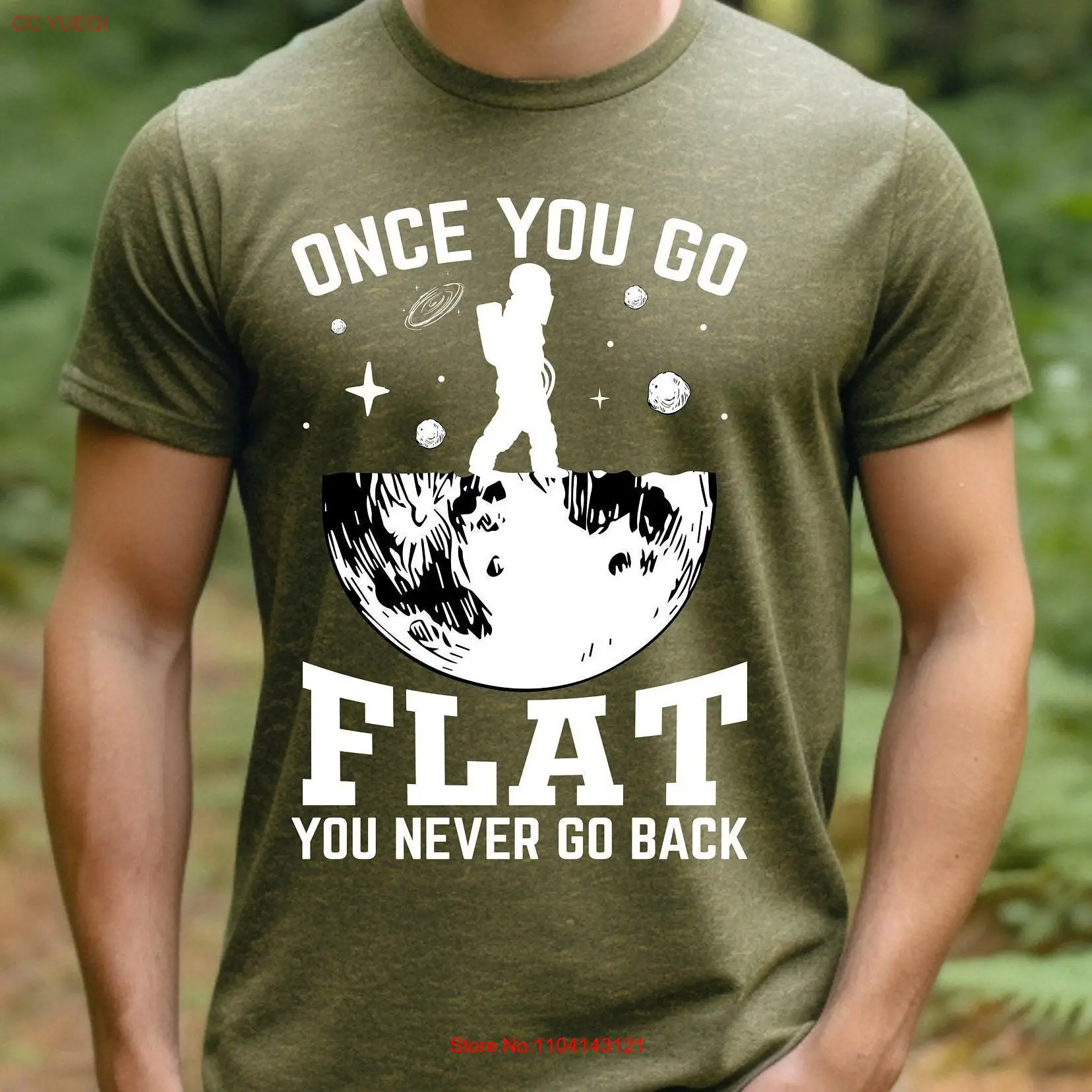 

Flat Earth T shirt FirmamenT Gleason Earther Mens long or short sleeves