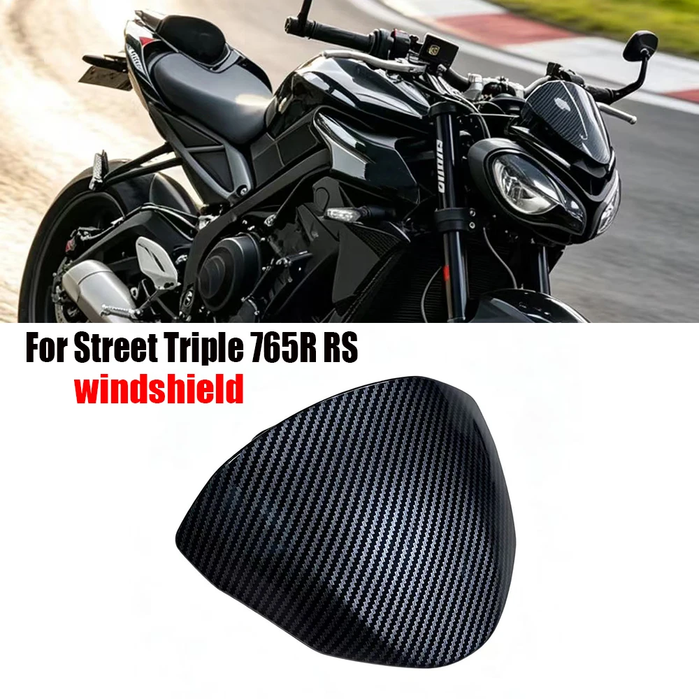 

for Street Triple 765R RS 2023 2024 2025 2026 motorcycle accessories abs front cover windshield sunshade windshield deflector