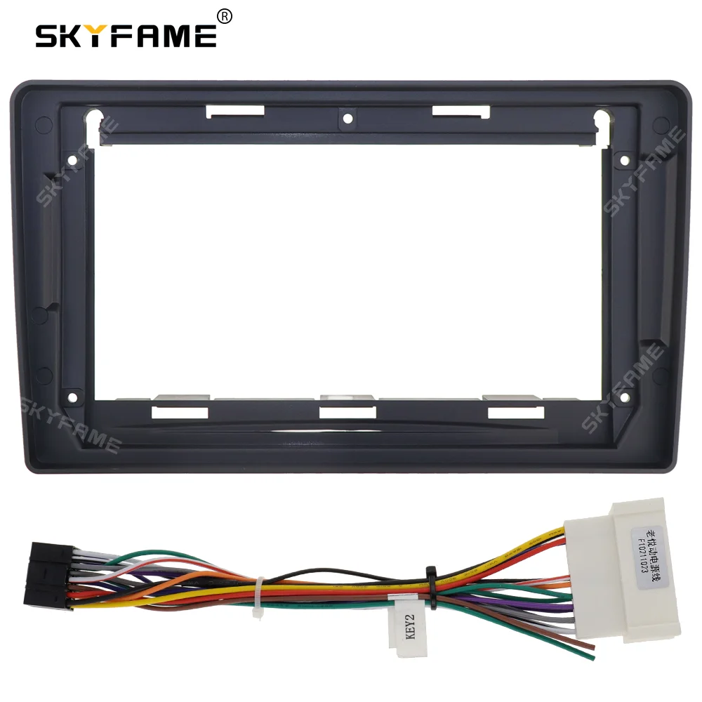SKYFAME Car Fascia Frame Cable Android Dashboard Kit Face Plate Frame Fascia For KIA Optima 2005