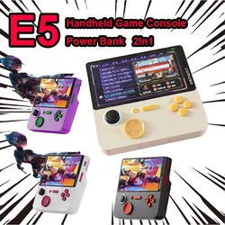 E5 Game Console New Handheld Vedio Games Console Power Bank Game 2In1 22w Fast Charging Support 13 Simulators Game Machine