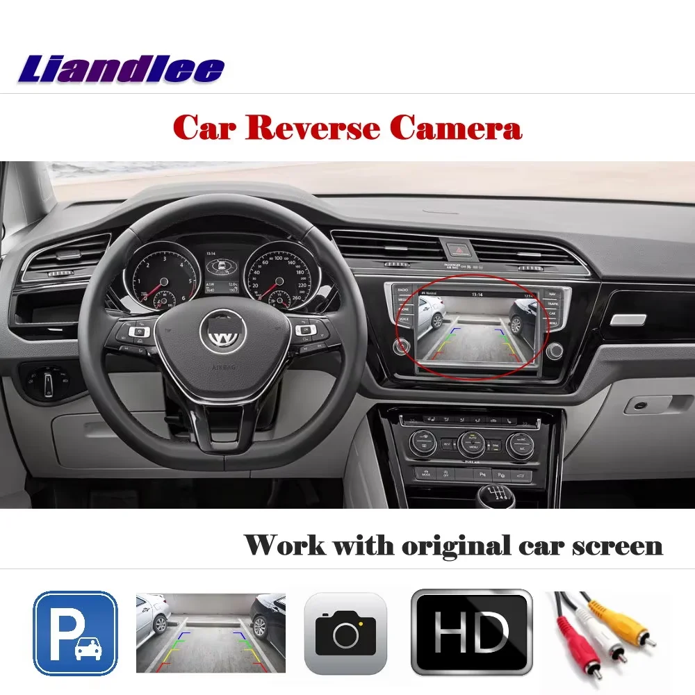 

Factory Screen Car Reverse Camera For Volkswagen VW Touran 2015-2019 Original Display Rear View HD CCD CAM Accessories
