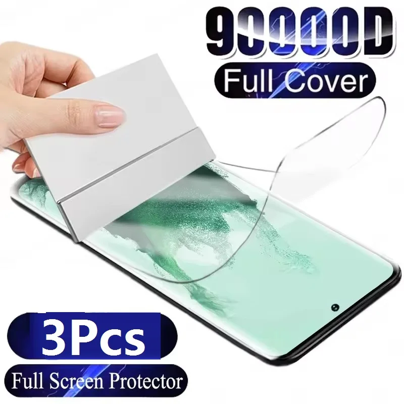 3 قطعة فيلم هيدروجيل ل TCL 501 505 50 Pro NXTPAPER SE XE XL 5G واقي للشاشة