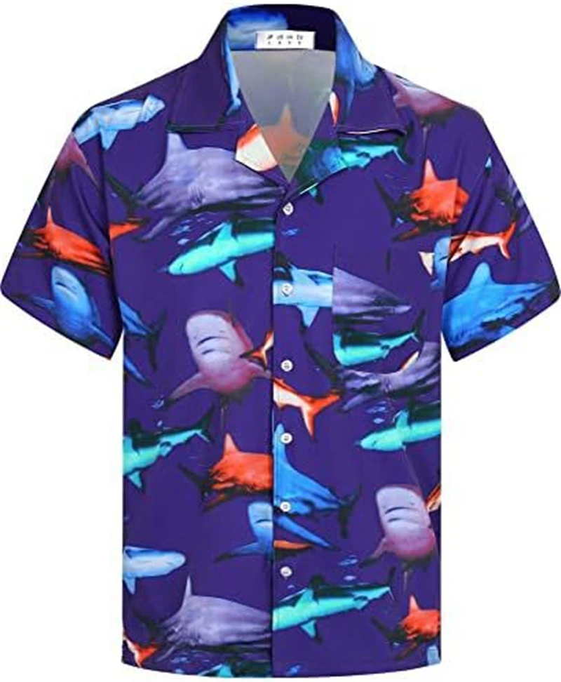 

Summer Hawaiian Men's Floral Shirts Oversized Short Sleeve 3D Print Cozy Shirt Fashion Clothing Casual One Button Tops Blouses