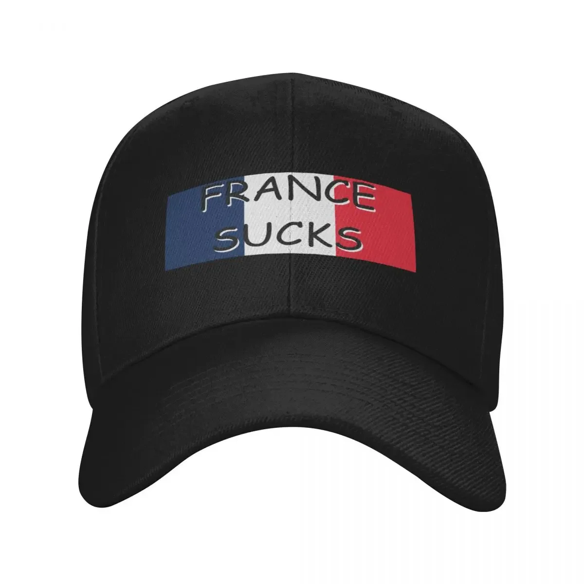 FRANCE SUCKS Bumper Sticker Baseball Cap Hat Man For The Sun Snap Back Hat Brand Man cap Men's Luxury Women's