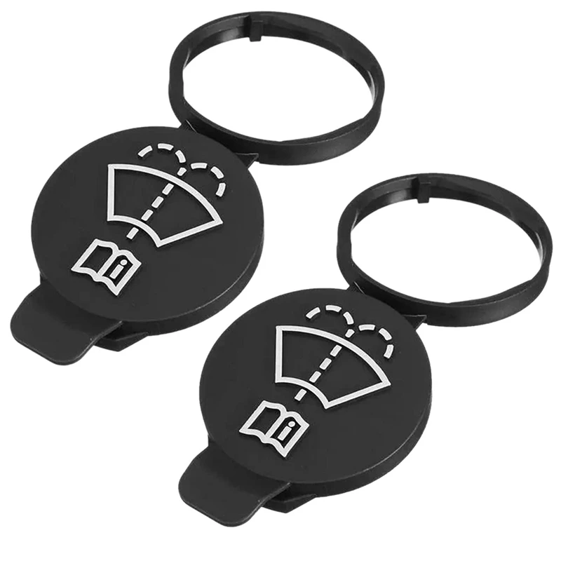 2 Pcs Windshield Wiper Fluid Reservoir Tank Bottle Caps For Chevrolet Buick And GMC Replacement 13227300 12767700