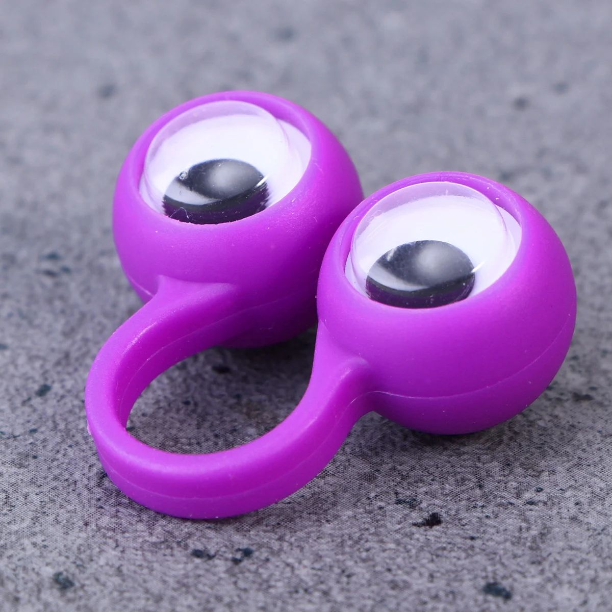 

20Pcs Finger Puppets Large Eyes Plastic Ring for Kids Creative Learning Educational Activity Fun Stage Performance Teaching Tool