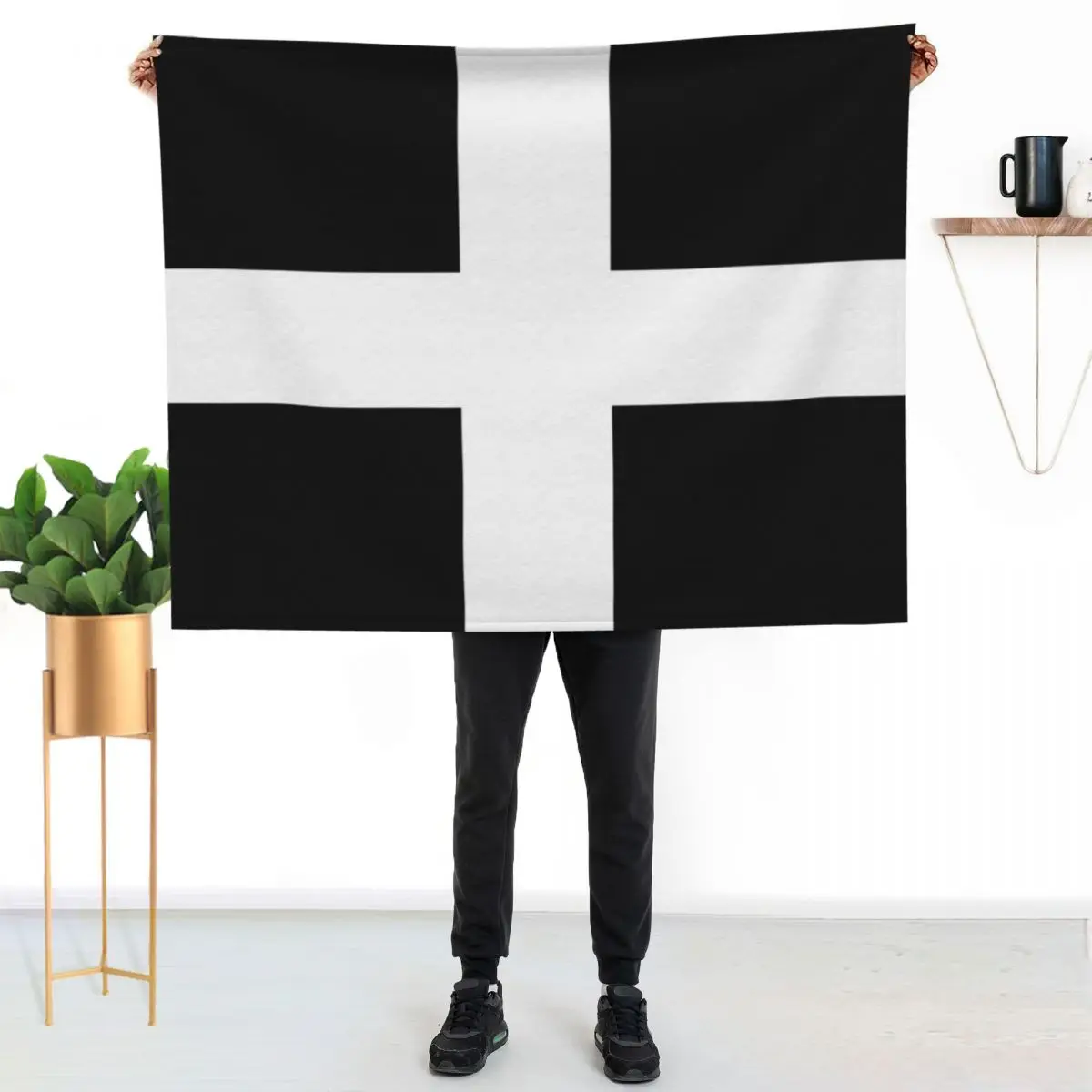 Cornwall flag Throw Blanket Personalized Gift Bed covers Flannel Blankets Sofas Of Decoration Soft for babies Blankets