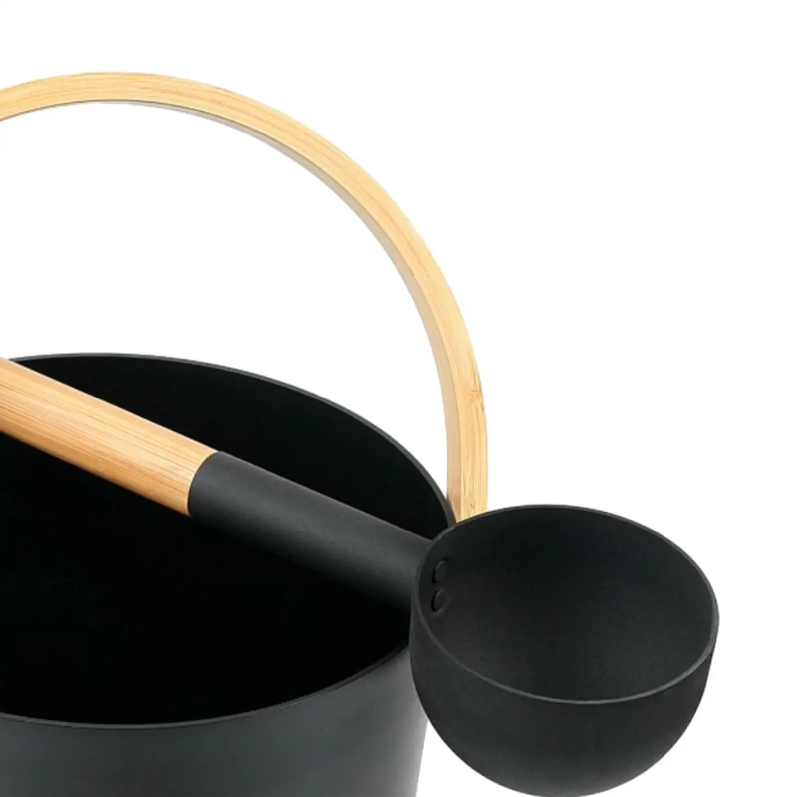 

Sauna Bucket And Spoon 7 Liter SPA Sauna Barrel for Home Bathroom Sauna Room