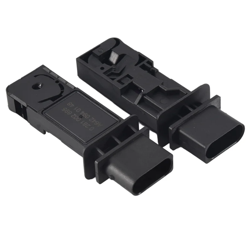 

A19Q-2PCS Датчик массового расхода воздуха автомобиля A 0281002695 Черный подходит для Benz E320 E350 GL320 ML350 R350
