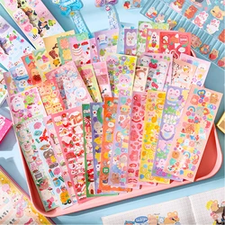 100p random Kawaii Stickers for Kids Cute Aesthetic Diary Decoration Art Supplies Stickers for Scrapbooking Lot Korean Paper