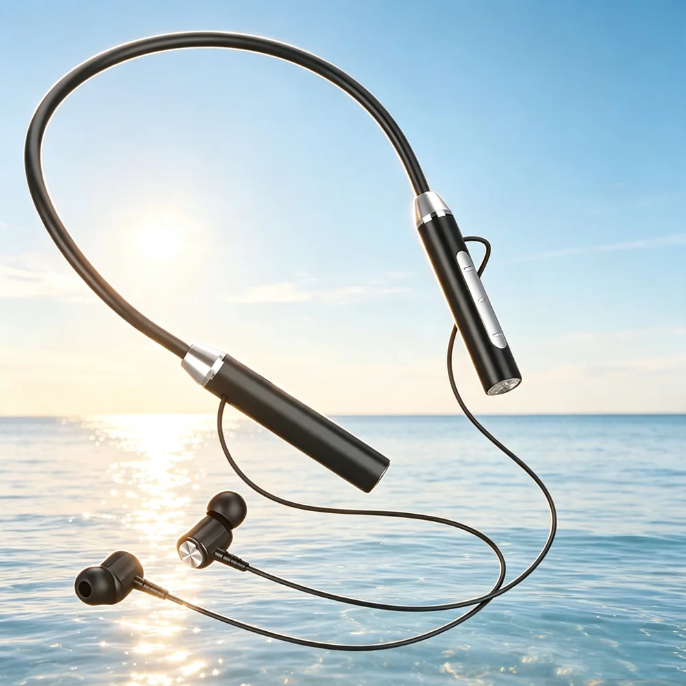 Magnetic Neckband Sports Earphones - New K58 Bluetooth headset neckband magnetic
