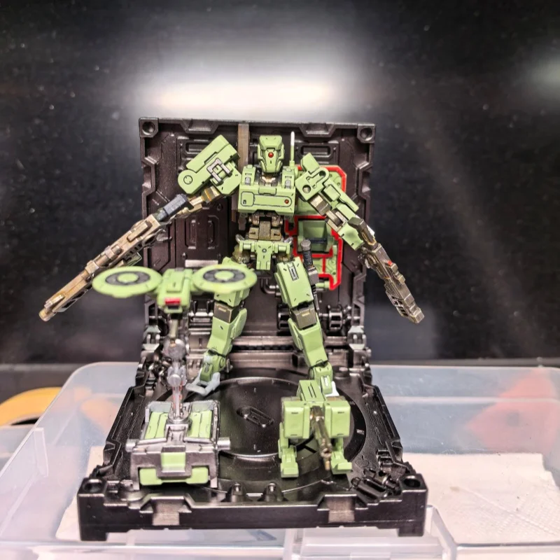 

Пластиковый сборный конструктор №57: Бронированная боевая кукла Тип 5L, камуфляж, лимитированная серия, 1/24, китайский оригинальный меха с подвижными суставами.