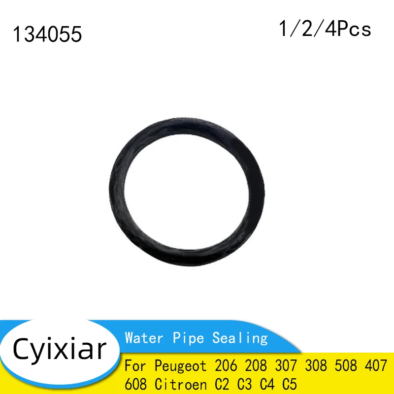 Water Pipe Sealing Ring O-ring For Peugeot 206 208 307 308  508 407 608 Citroen C2 C3 C4 C5 134055