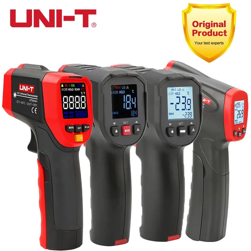 UNI-T nfrared Digital Thermometer Industrial Non-contact Thermometer Digital Gun Temperature Measurement Device UT300S /306C/301