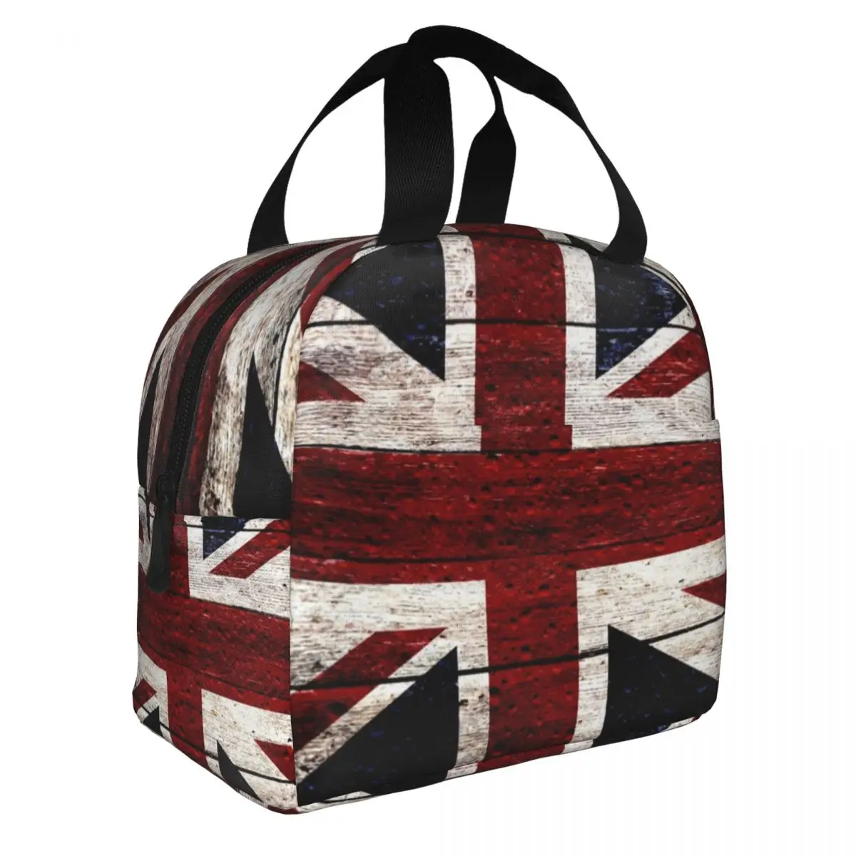 Union Flag Insulated Lunch Bag for Outdoor Picnic United Kingdom Country Portable Thermal Cooler Lunch Box