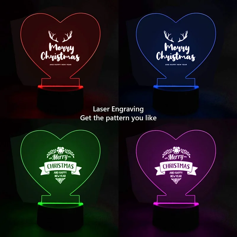 5/10/20/30PCS Clear Acrylic Led Night Light Panel Desktop DIY Acrylic Sheet Blank Handmade Gift 2mm Blank Board Party Decoration