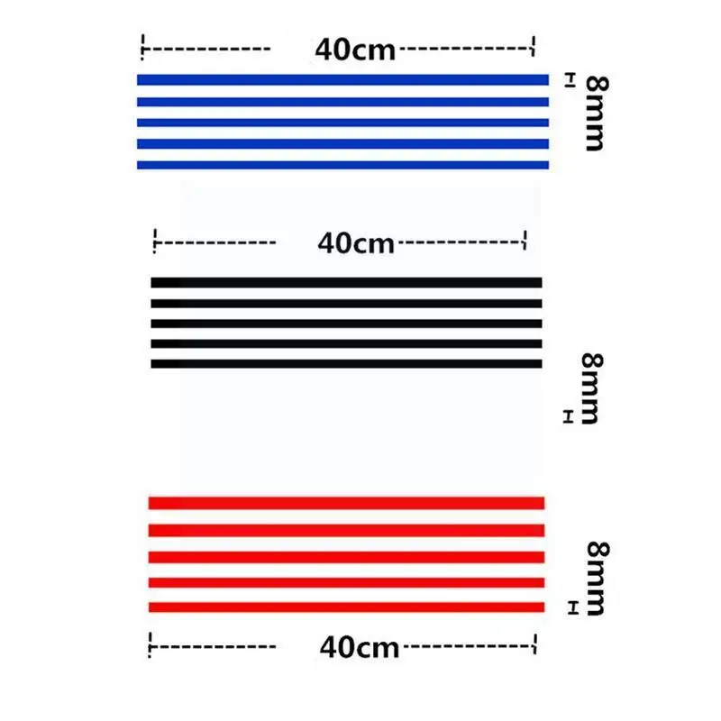 1pcs Reflective Car Strips Sticker Front Hood Grill Decals Waterproof Automobile Decoration Car Stickers For Vw Golf 6 7 Ti D4M8