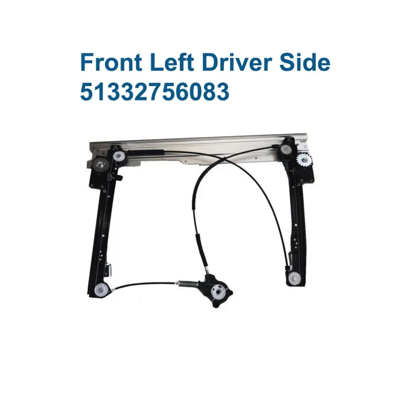 Front Left Right Car Window Regulator Without Motor Fit BMW MINI Cooper R55 R56 R57 OE Number 51332756083 51332756084 Auto Windo