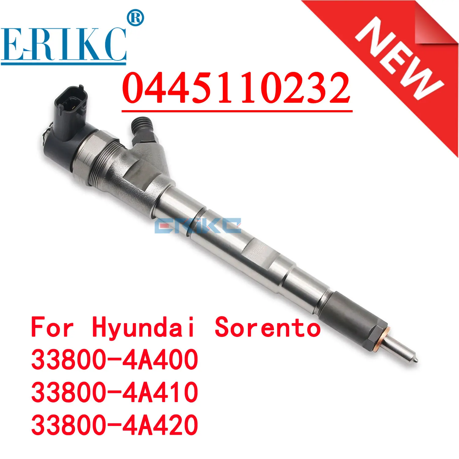 

0445110232 Common Rail Diesel Fuel Injector 0 445 110 232, 0445 110 232 for Hyundai Sorento 33800-4A400 33800-4A410 33800-4A420