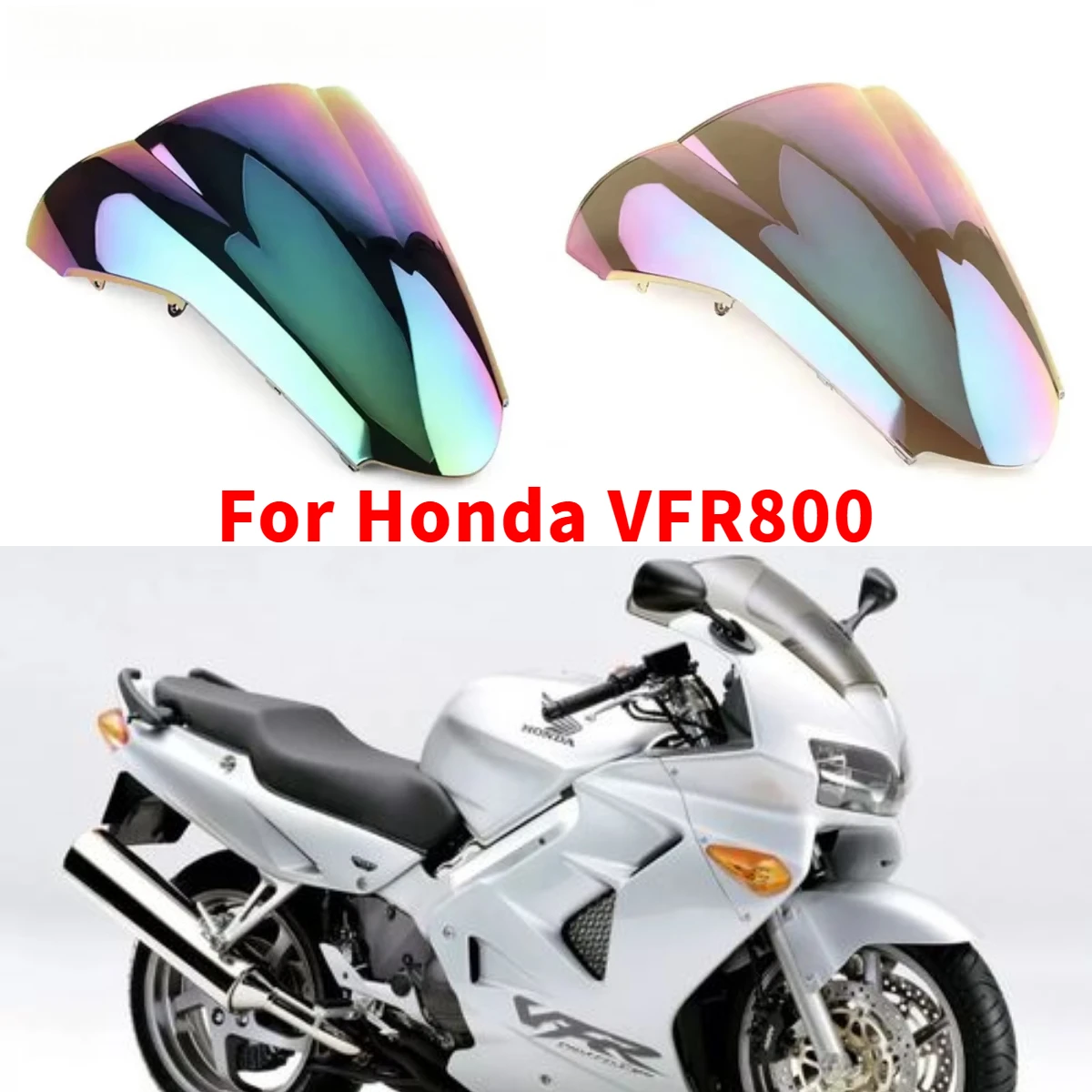 

Suitable for Honda VFR800 series 2002 2003-2010 2011 2012 VFR800 motorcycle windshield