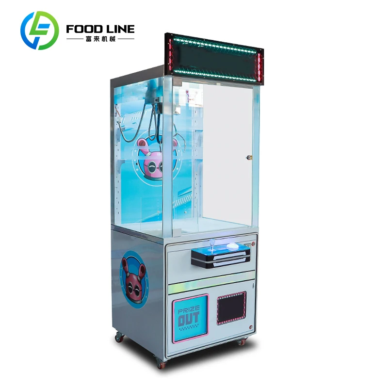 

Высокий игровой автомат-хватайка для выдачи призов, коммерческое аркадное торговое оборудование, на заказ