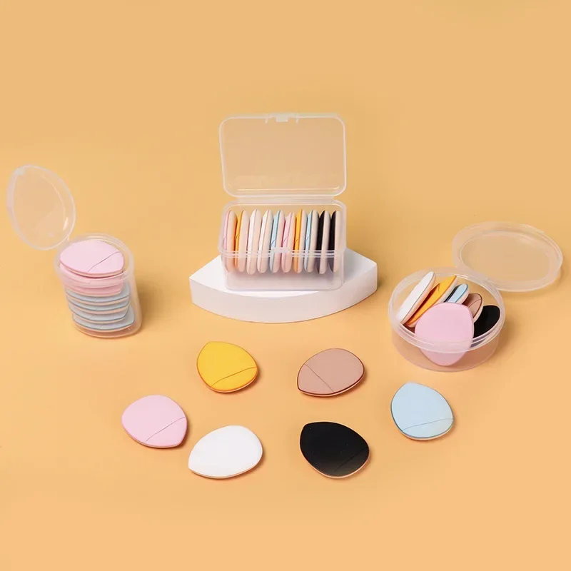 5/7pcs Mini Size Makeup Sponge Concealer Foundation Puff Air Cosmetic Cushion Sponge Finger Makeup Wet Dry BB Cream Applicator