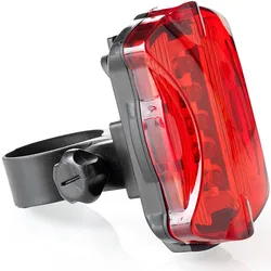 Bike Light Bike Rear Tail Light Riding 5 LED Night Riding Plastic Replacement Safety Waterproof Bicycle Cycling