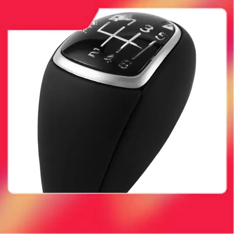 

437112W200 Car 6 Speed Manual Leather Gear Shift Knob For Hyundai Santa Fe DM IX45 Sports 2012-2015 Car Replacement Accessories-