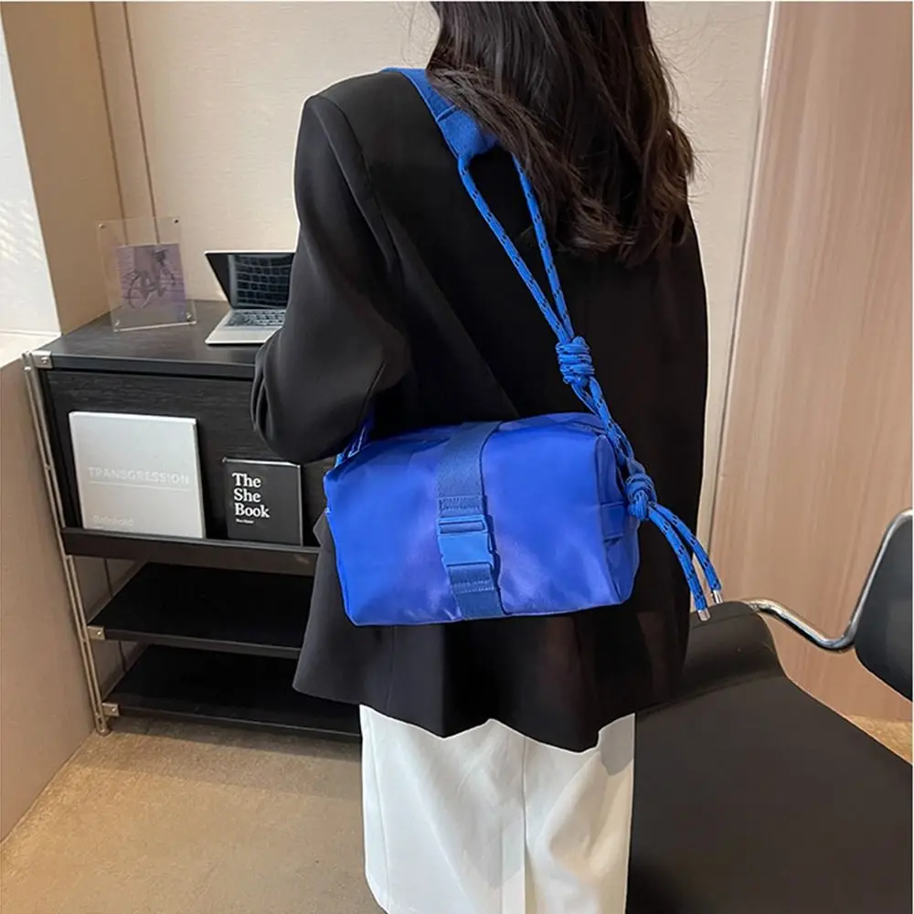 

High Capacity Women's Crossbody Bags Zipper Pocket Korean style Toast Bag Portable Candy Color Casual Shoulder Bags