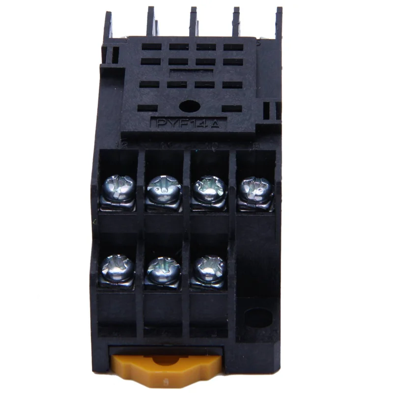 NOCM 8X PYF14A DIN Rail Power Relay Socket Base 14 Pin For MY4NJ HH54P MY4 10PCS