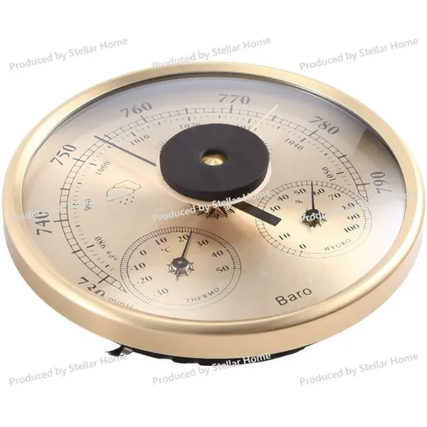 130MM 3-in-1 Thermometer Hygrometer Air Pressure