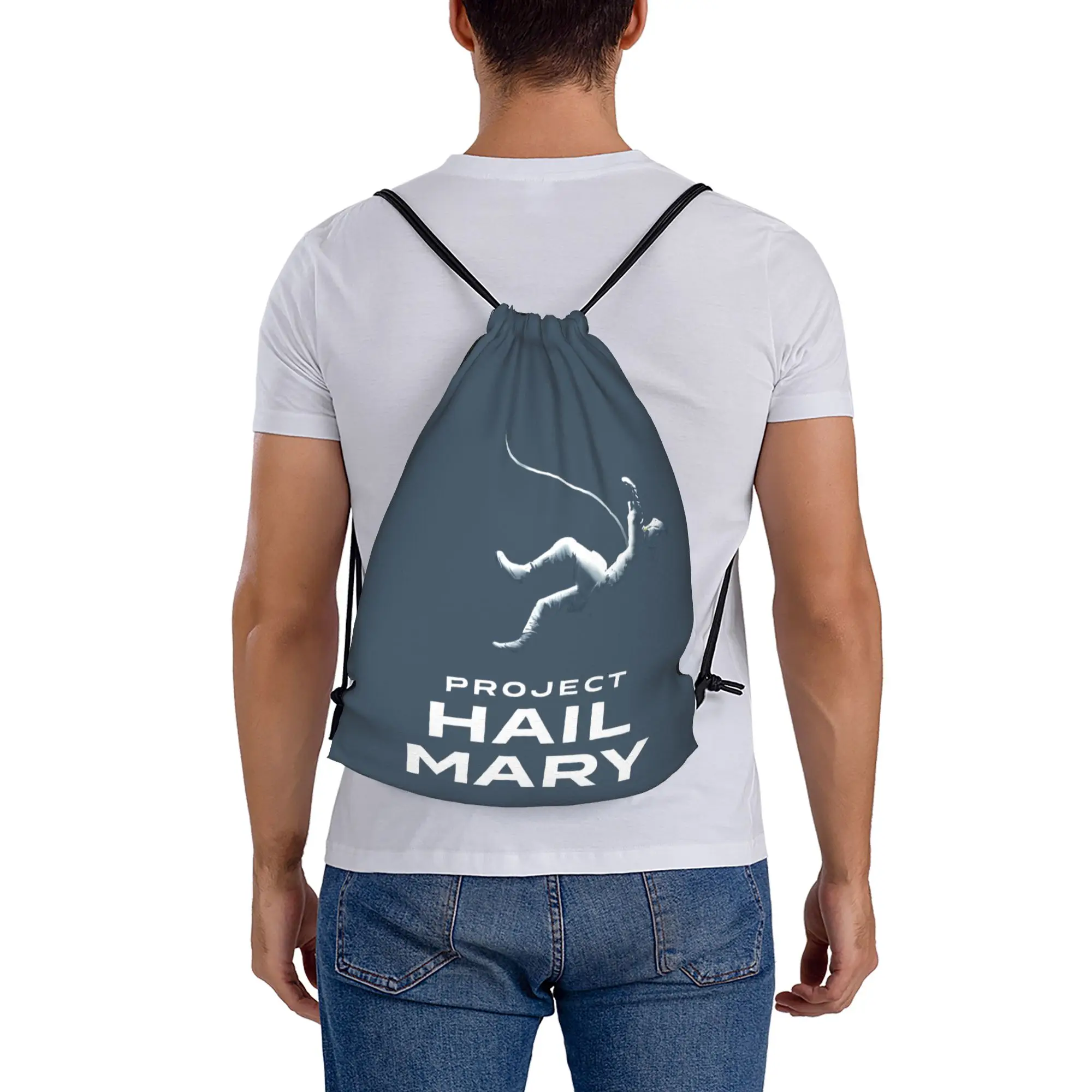 Project Hail Mary 24  Multi-function Pocket Men Women Storage Backpack Teenager Travel Bag Print Drawstring Bags