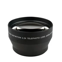 2.2x 62mm TELE Telephoto LENS Magnification for 62 MM Canon Nikon DSLR/SLR Digital Camera