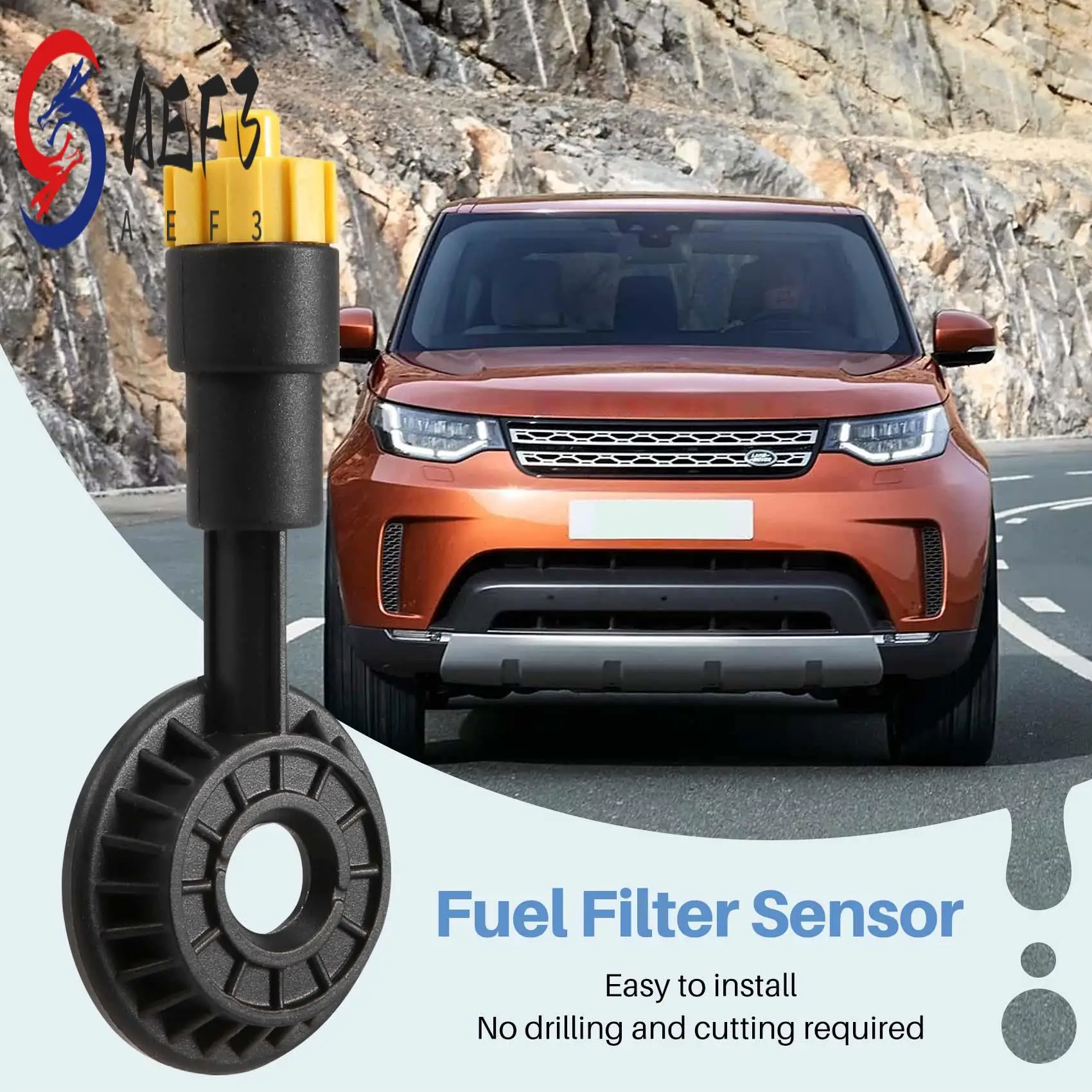 

AEF3-Car Fuel Filter Sensor Filter Core Sensor WKW500080 For Discovery 3 4 For Range Rover Sport 2006-2013