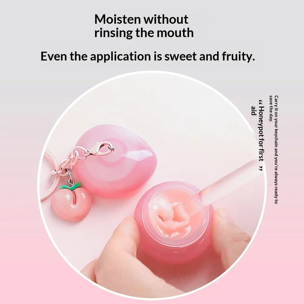 Fruit Lip Mask Private Label Moisturizing Hydrating Smooth Light Lines Repair 5 Flavour Custom Logo Makeup Wholesale Keychain