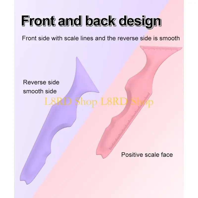 Stencil in silicone L8rd Rossetto Marscara indossando Aiuti Wing Tips Face Cream Mask Eye Makeup Strumento