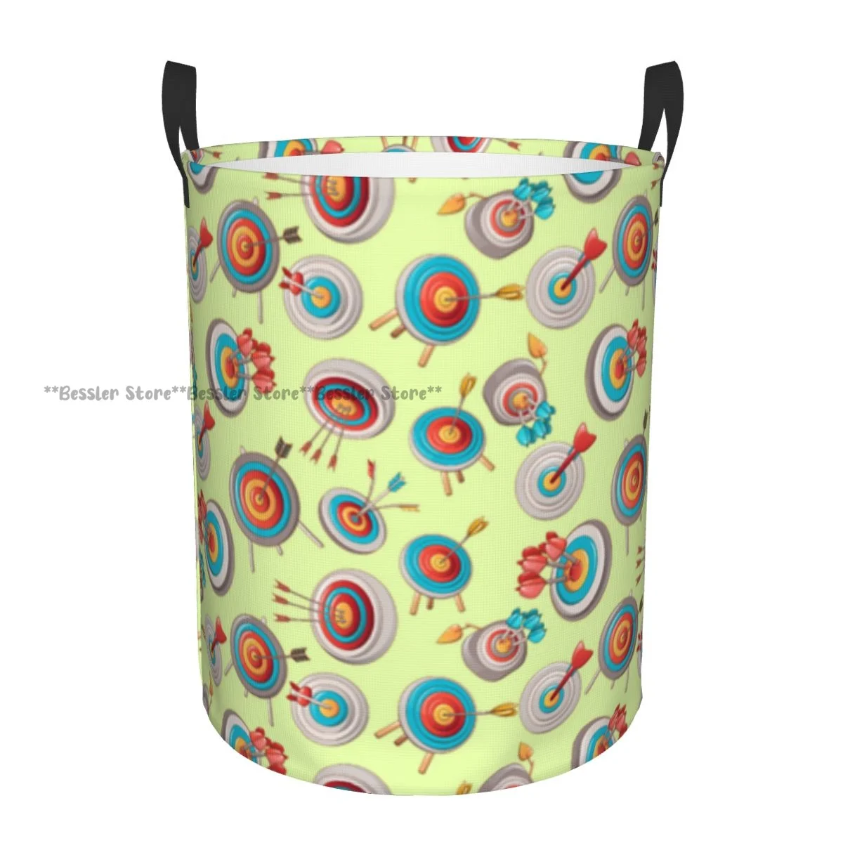 

Arrow Cartoon Pattern Waterproof Storage Bag Household Dirty Laundry Basket Folding Clothes Organizer