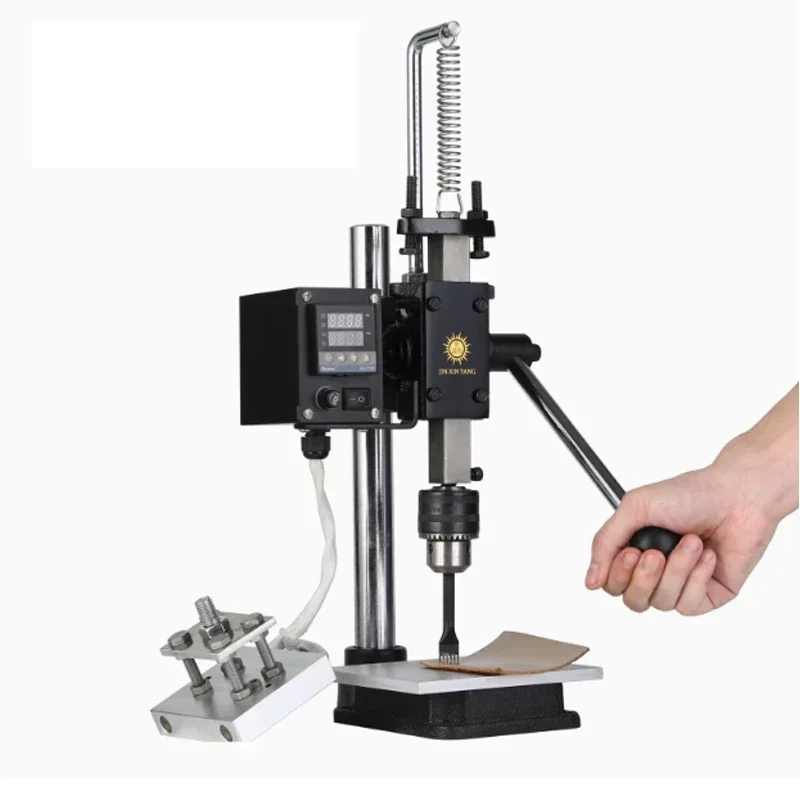 220V 110V Heat Press Bronzing Machine Automatic Hot Foil Stamping Machine for Leather PVC Wood Embossing