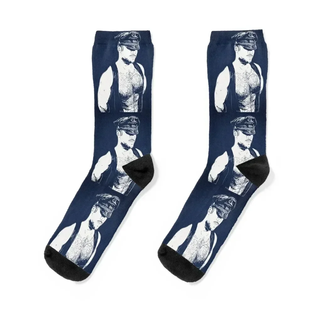 

Leather (Color Block) Socks Running professional running halloween Socks Female Men's