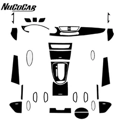 For Mercedes-Benz CLS C219 04-09 Piano Black Gear Shift Window Lift Air Outlet Dashboard Trim Car Interior Accessories Stickers