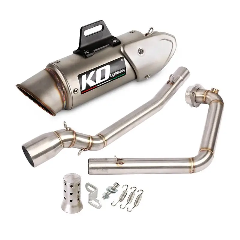 

51MM For Suzuki GSX150R 125R Motorcycle Exhaust System Muffler Header Pipe Connect Tube Stainless Steel Escape With DB Killer