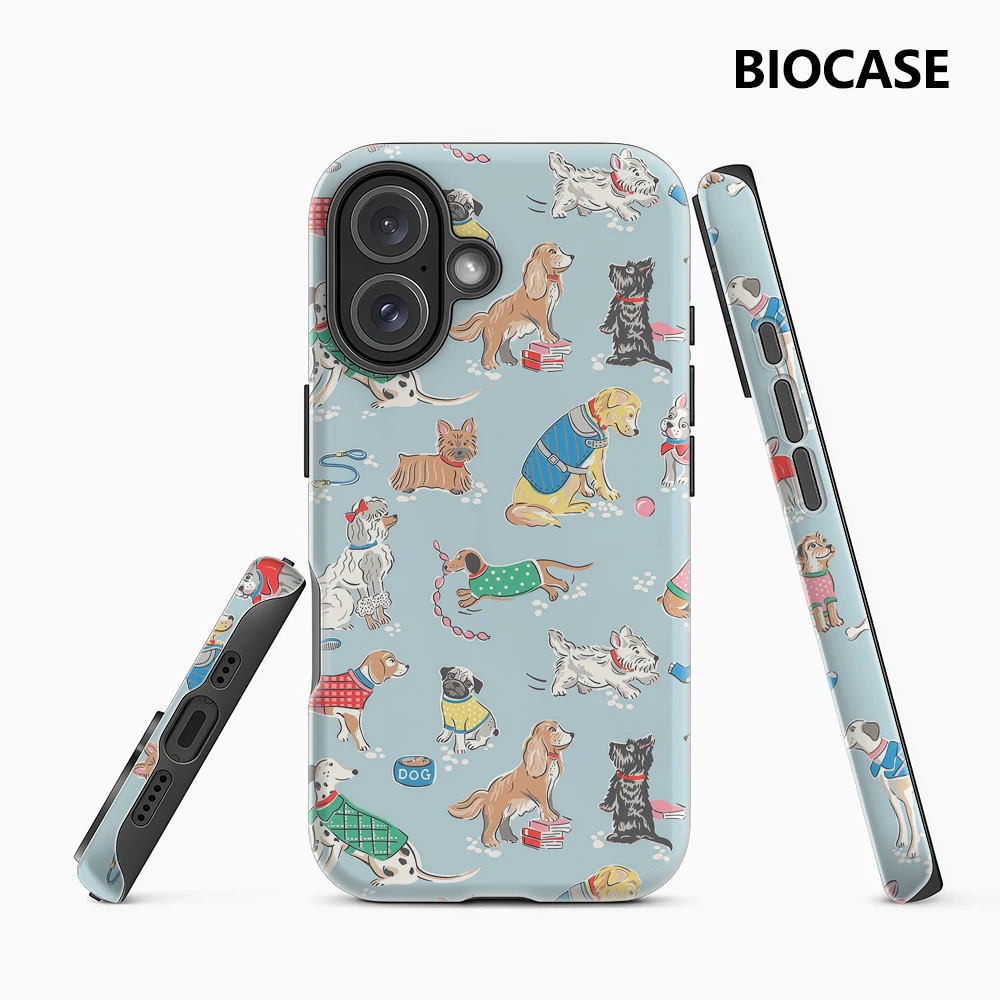 Niedlicher Hund IPhone 17 Must-Haves Handyhülle für IPhone 17 16 15 14 13 12 Pro Max Plus Doppelschichtige Rückseite