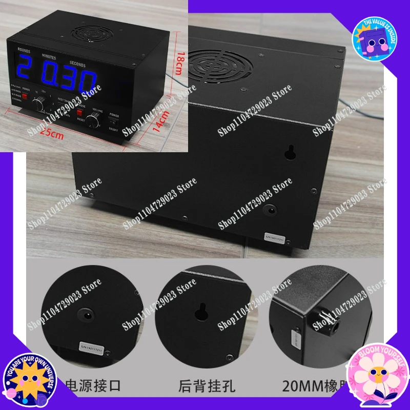 In 2026, the manufacturer's hot-selling timer treble reminder, a special boxing training timer for Muay Thai gyms