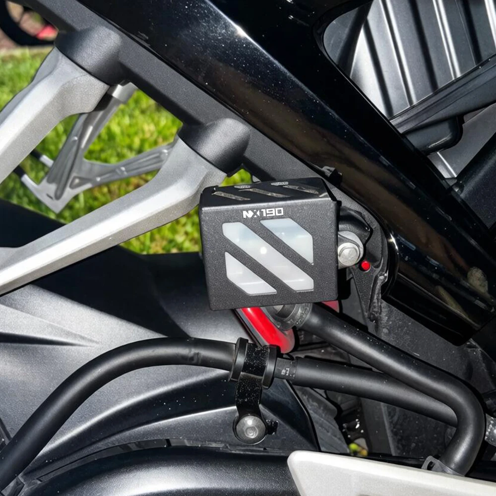 Motorcycle Accesories For Honda NX190 190 NX 190 2025 2026 2027 Rear Brake Fluid Reservoir Protector Cover Oil Tank Guard Shield
