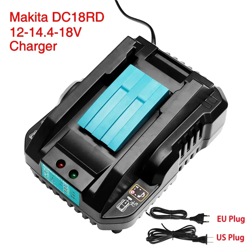 DC18RD 18V battery charger for Makita 14.4V-18V lithium battery BL1830 BL1840 BL1850 BL1860 BL1815 BL1430 BL1450 BL1440