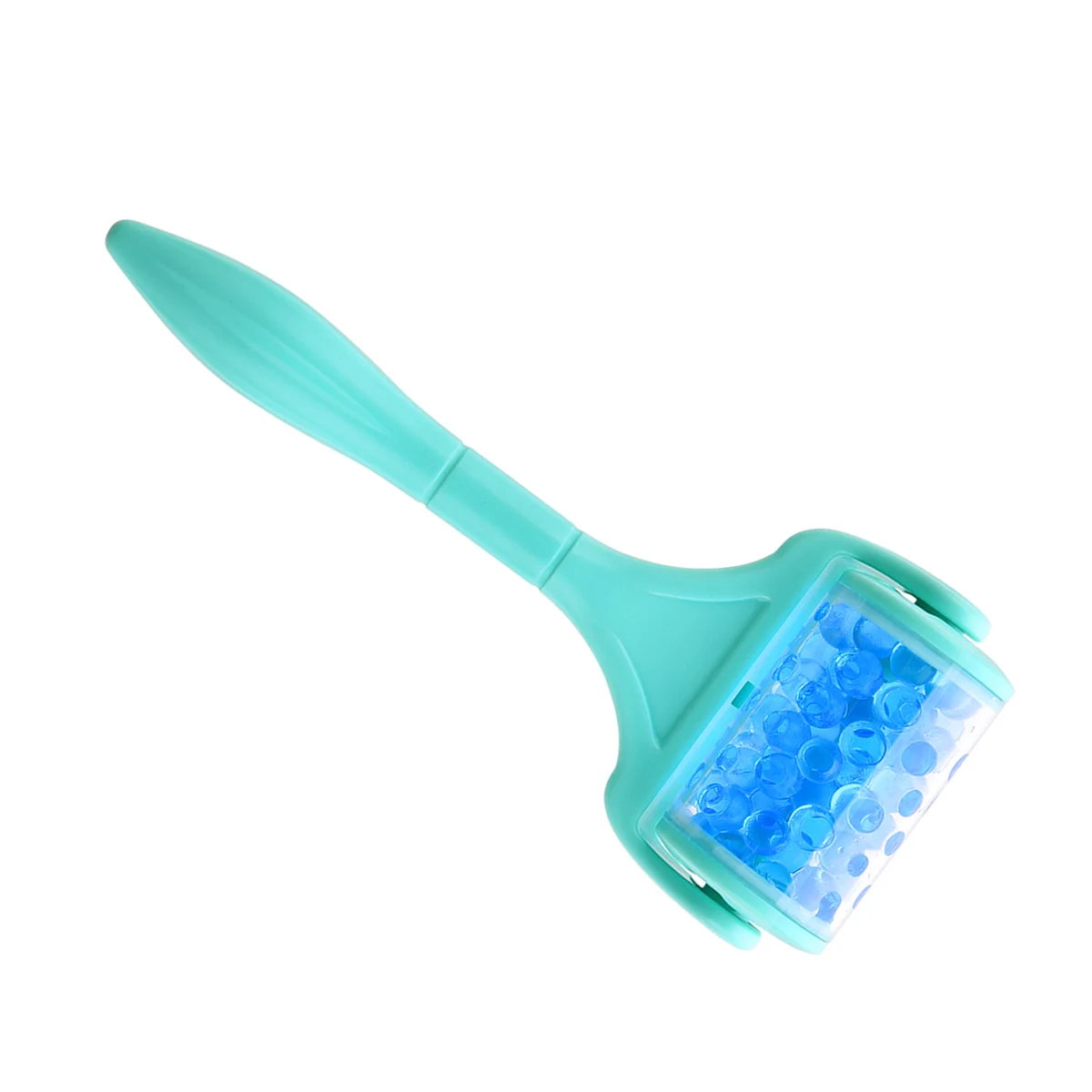 

Massager Skin Care Wrinkle Reduction Smoothing Feet Body Massage Tool Long Handle Green Facial Beauty Roller