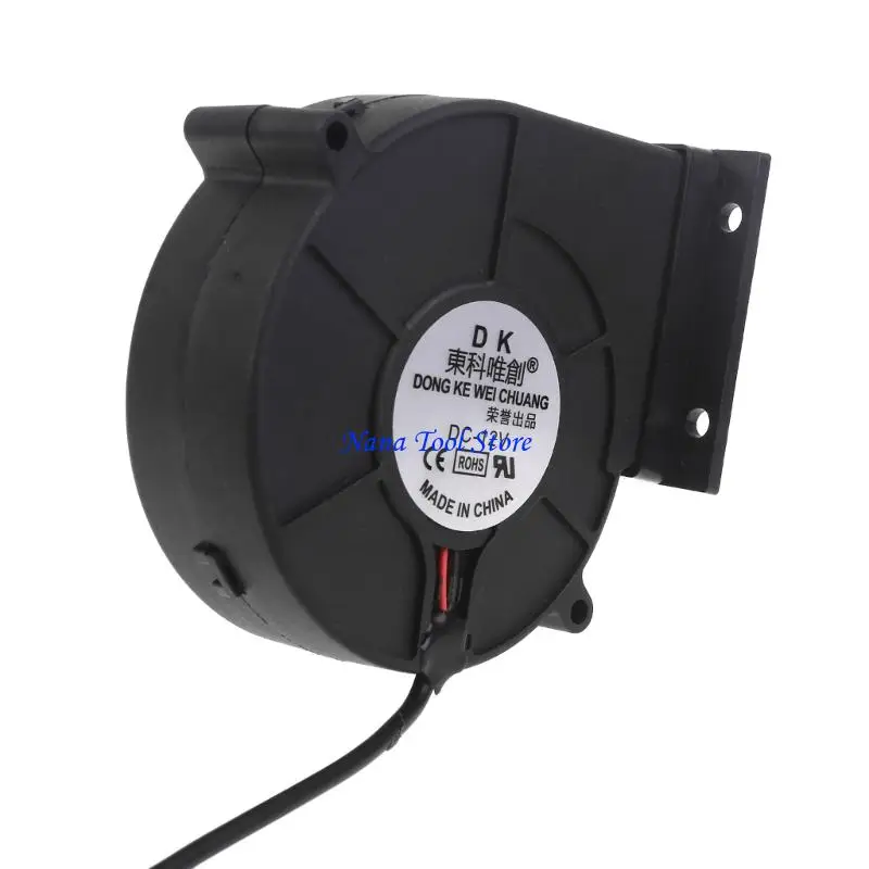 31GJ Portable BBQ Fan 9733 DC12V 5.5x2.1mm 5300R/Min Air turbofan Blower for Barbecue