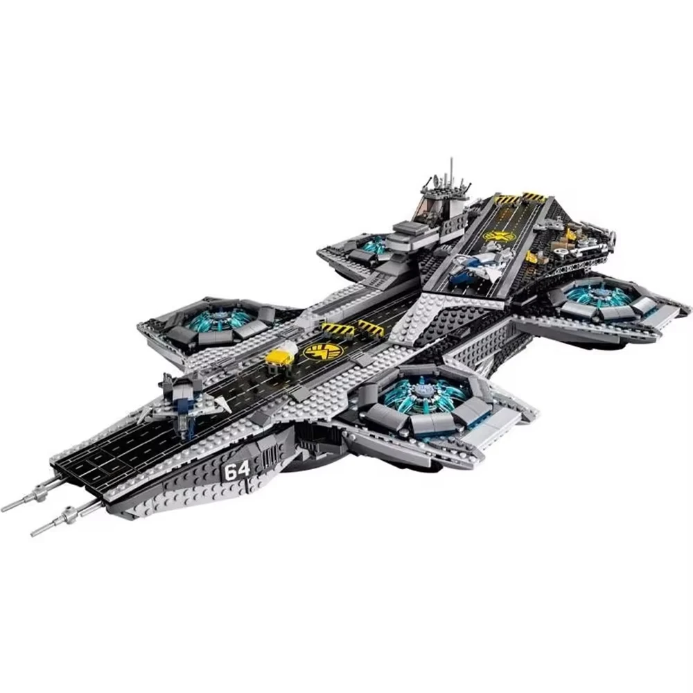 new popular toy model spaceship series aircraft carrier model difficult assembly building blocks birthday gifts for boys girlS