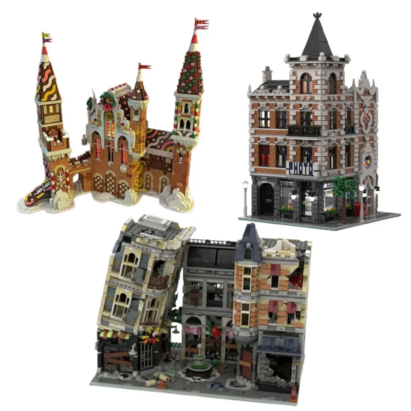 

MOC-130576 торт, здание, 166027, модель с видом на улицу, 75297, здание для фотостудии, сборка мелких частиц, строительные блоки, игрушки